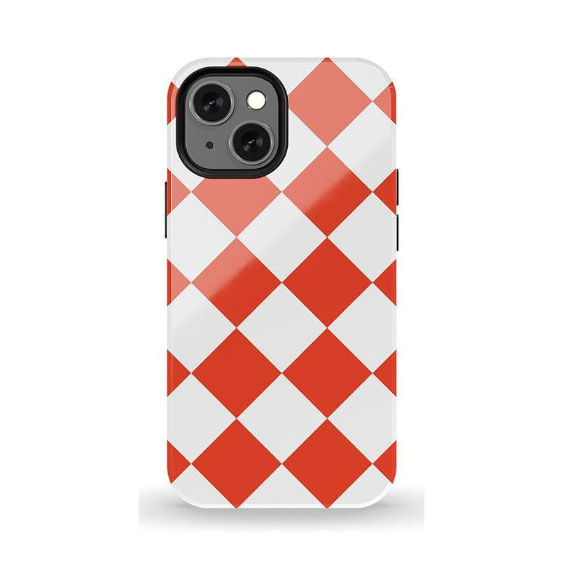 Red Checkerboard | High Contrast Design Case