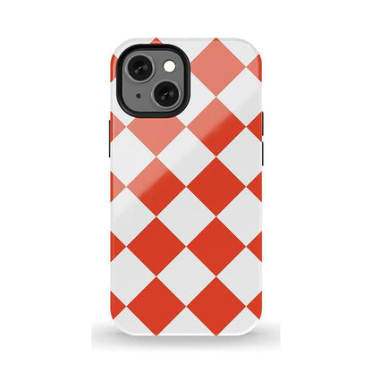Red Checkerboard | High Contrast Design Case
