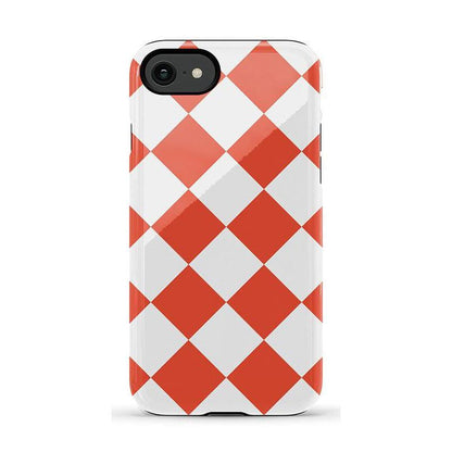 Red Checkerboard | High Contrast Design Case