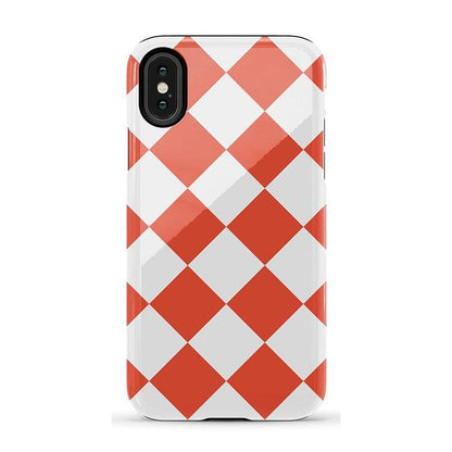 Red Checkerboard | High Contrast Design Case