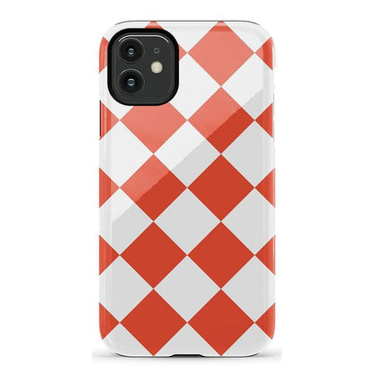 Red Checkerboard | High Contrast Design Case