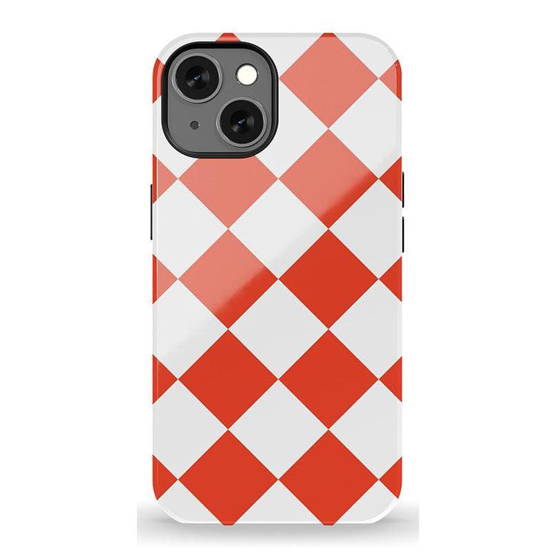 Red Checkerboard | High Contrast Design Case