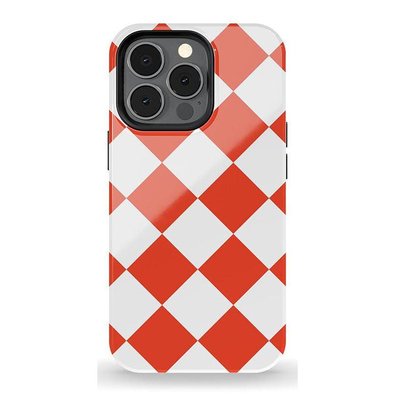 Red Checkerboard | High Contrast Design Case