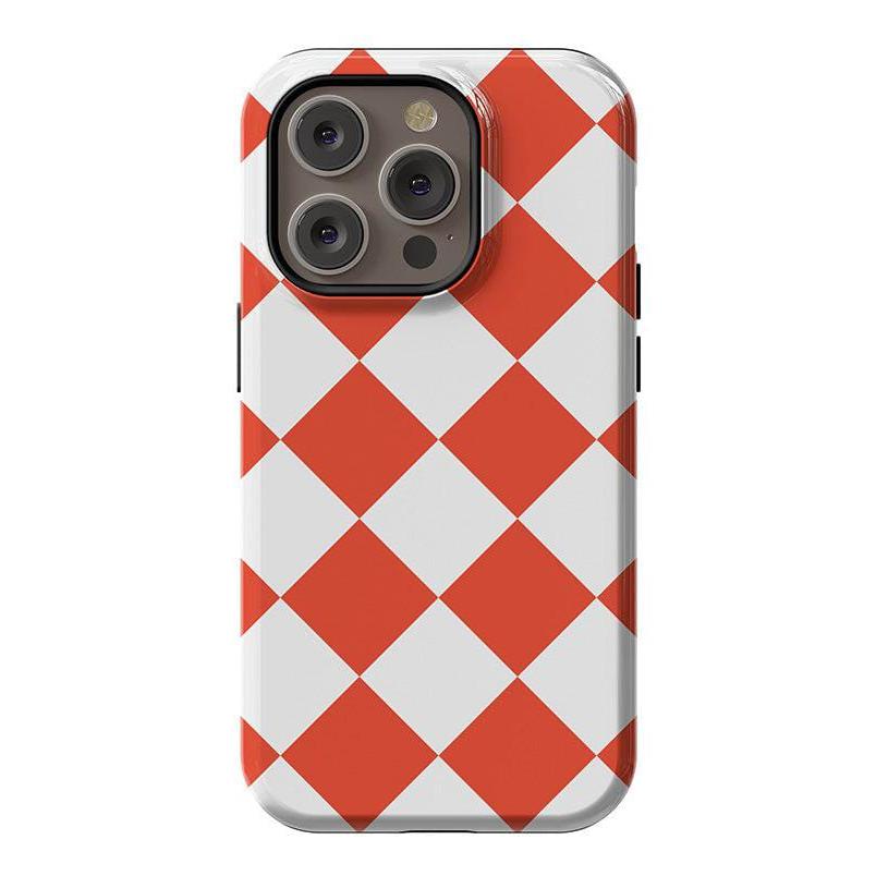 Red Checkerboard | High Contrast Design Case