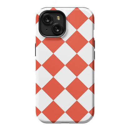 Red Checkerboard | High Contrast Design Case