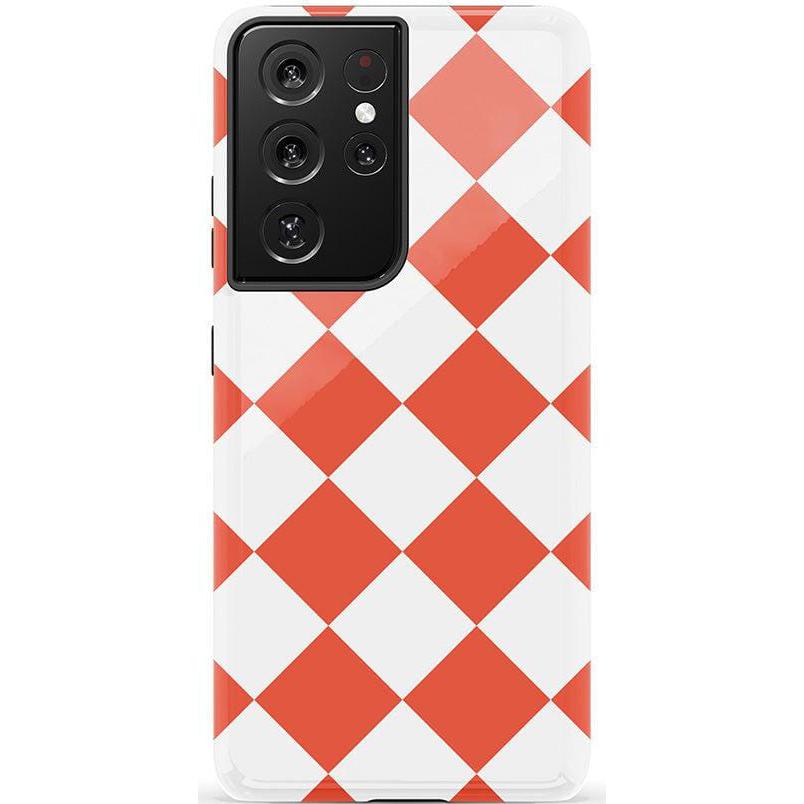 Red Checkerboard | High Contrast Design Case