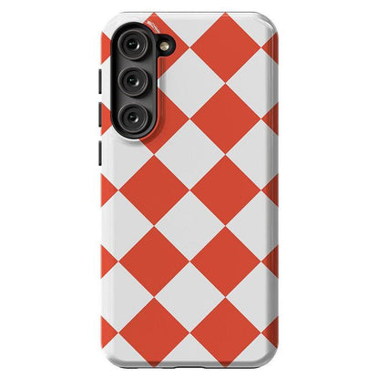 Red Checkerboard | High Contrast Design Case