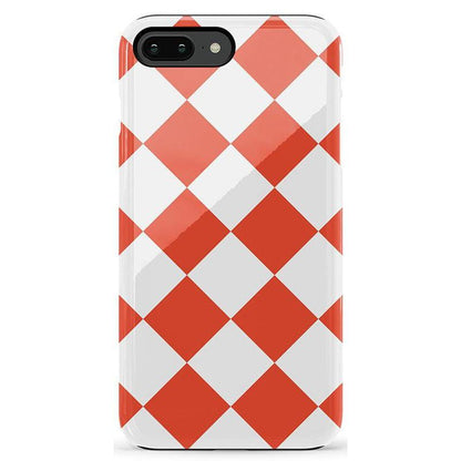Red Checkerboard | High Contrast Design Case