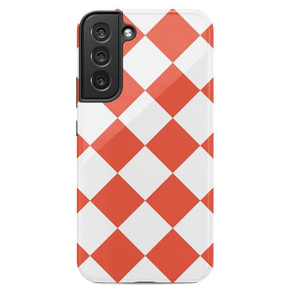 Red Checkerboard | High Contrast Design Case