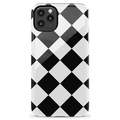 Black Checkerboard | High Contrast Design Case