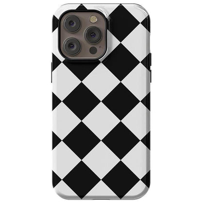 Black Checkerboard | High Contrast Design Case