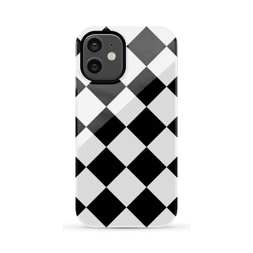 Black Checkerboard | High Contrast Design Case