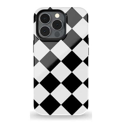 Black Checkerboard | High Contrast Design Case