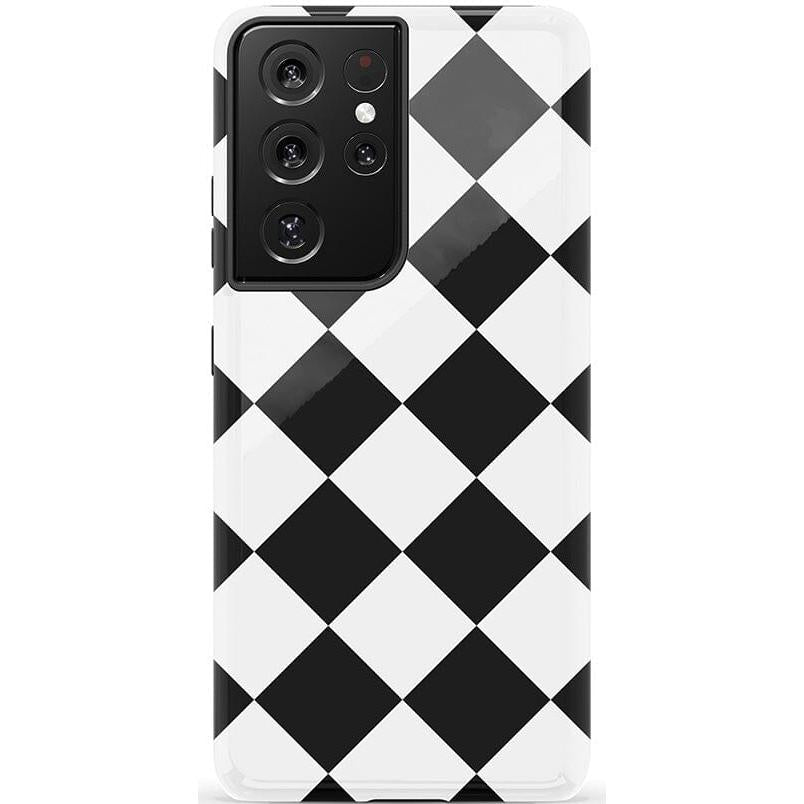 Black Checkerboard | High Contrast Design Case