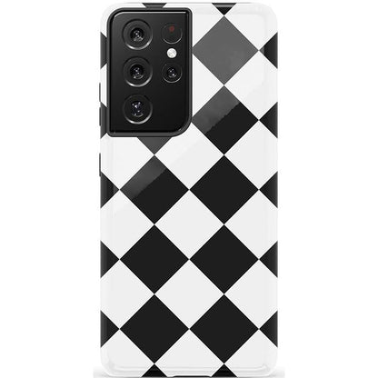 Black Checkerboard | High Contrast Design Case