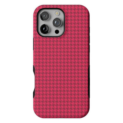 Best Dressed | Red Houndstooth Case