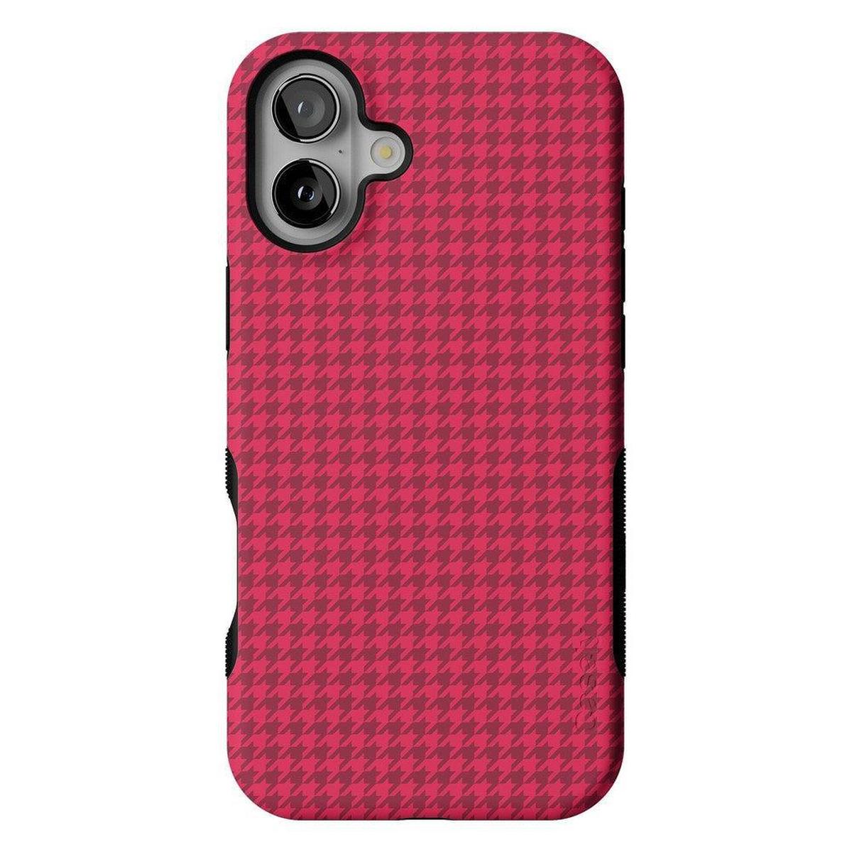 Best Dressed | Red Houndstooth Case
