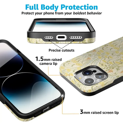 Boho Blooms | Golden Floral Case