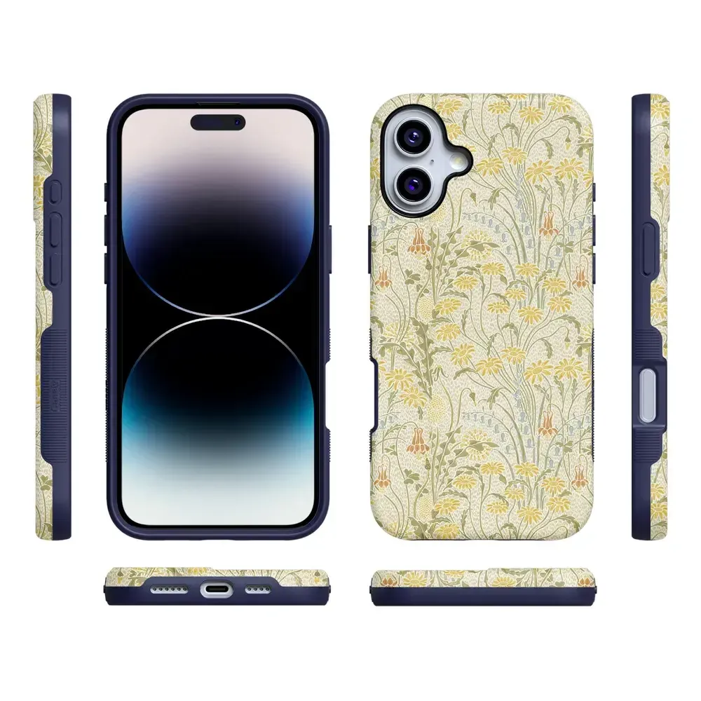 Boho Blooms | Golden Floral Case