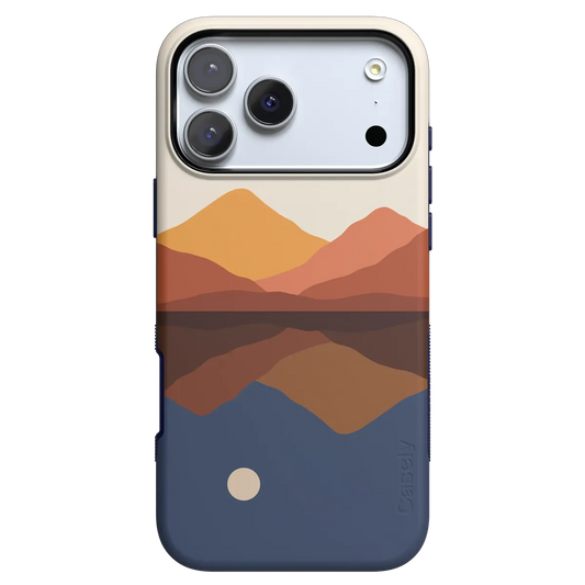 Opposites Attract | Day & Night Colorblock Mountains Case