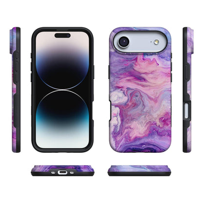 Tie Dying Over You | Purple Marble iPhone Case