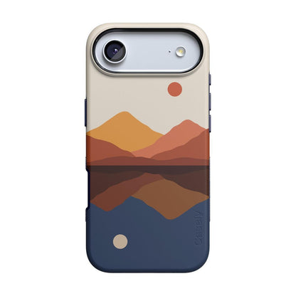 Opposites Attract | Day & Night Colorblock Mountains Case