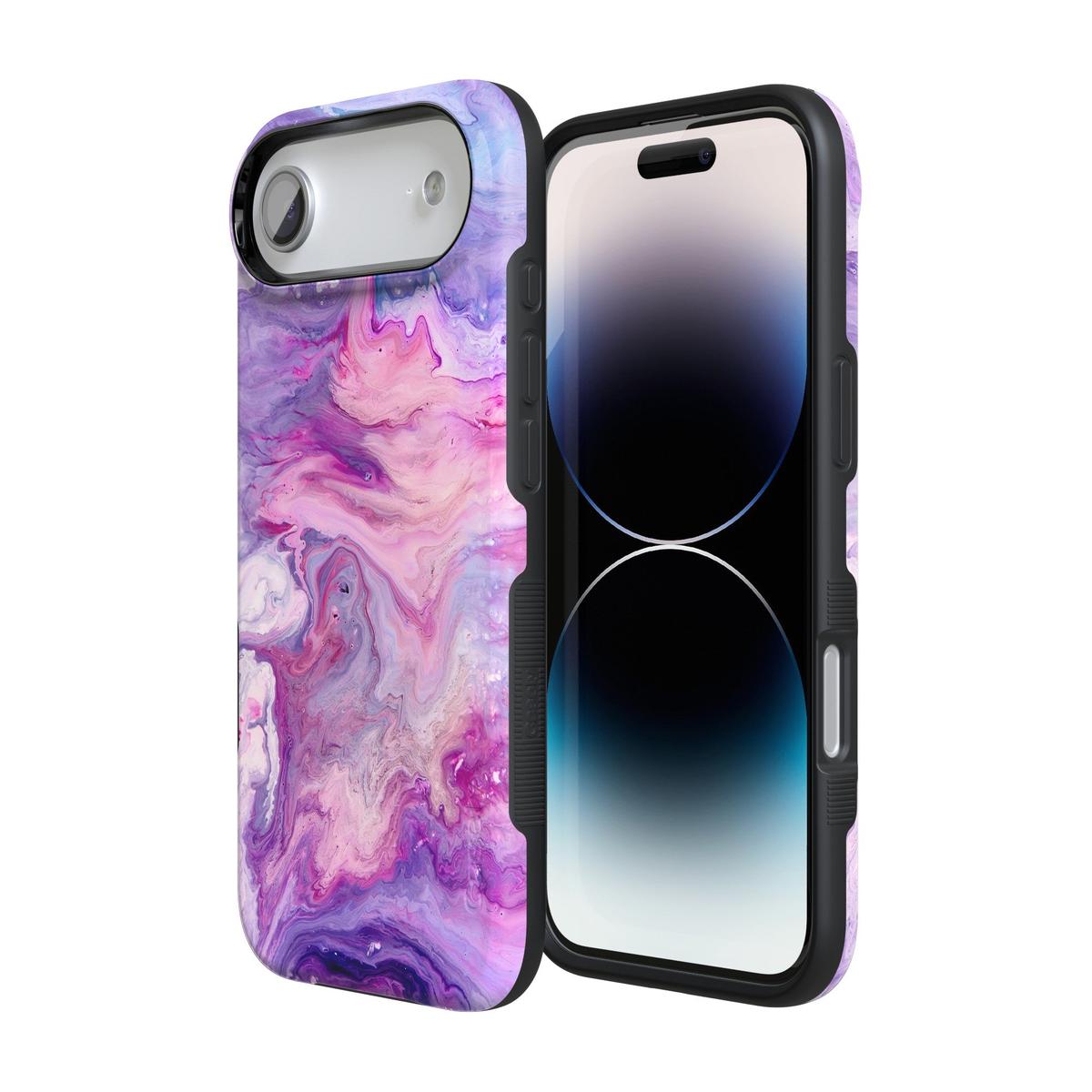 Tie Dying Over You | Purple Marble iPhone Case