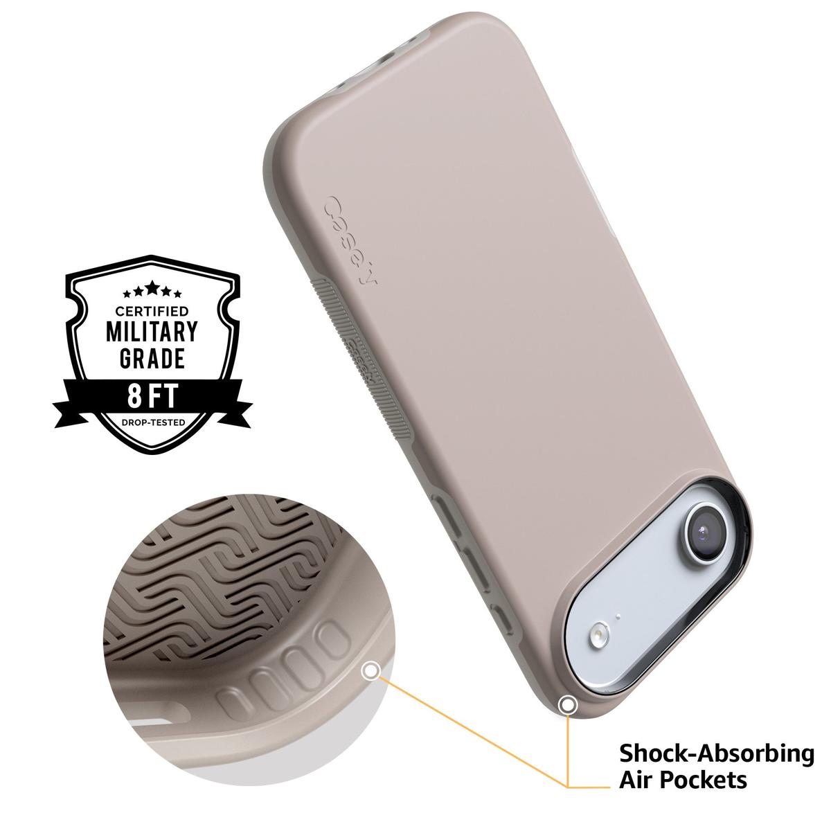 Taupe on Nude | Ultra-Protective Bold Case
