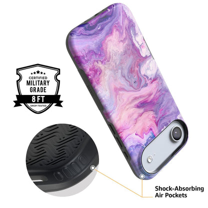 Tie Dying Over You | Purple Marble iPhone Case