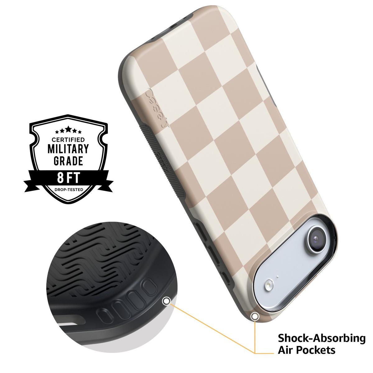 Fit Check | Neutral Checkerboard Case