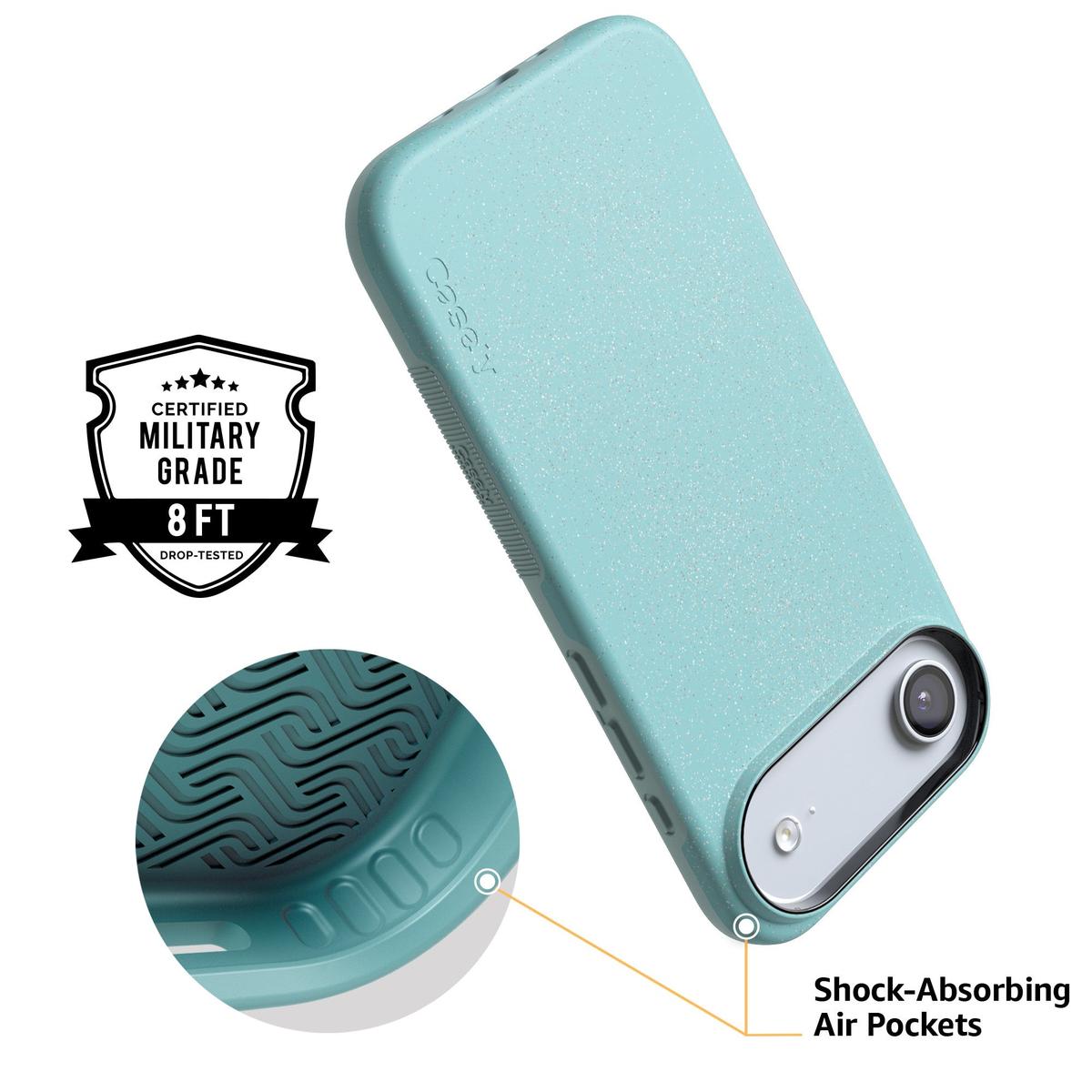 Aquamarine | Ocean Blue Shimmer Case