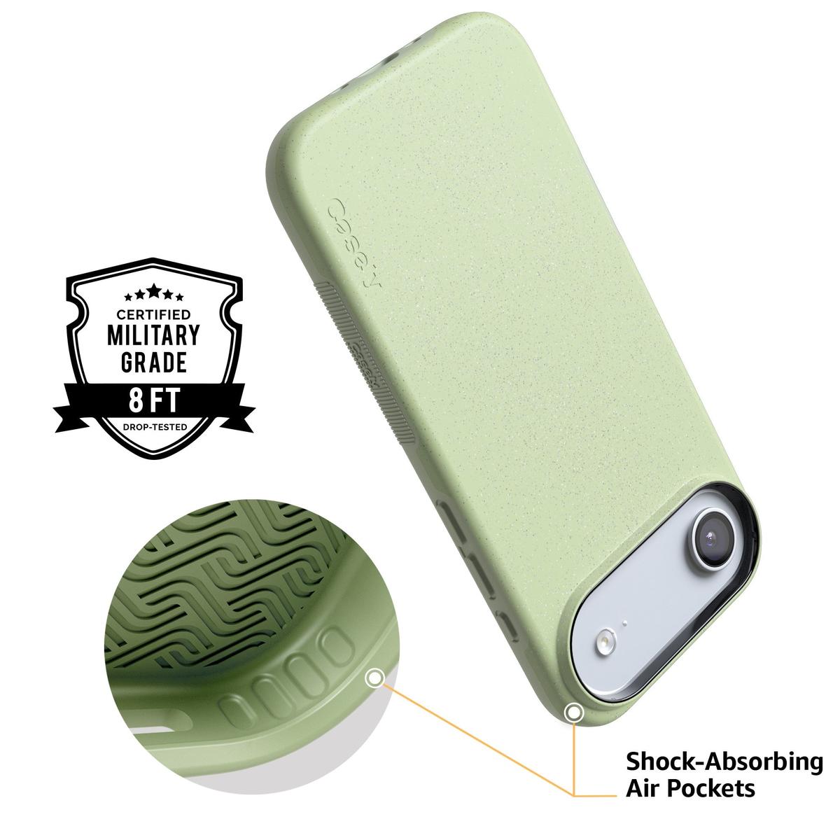 Kiwi Kiss | Matcha Green Shimmer Case