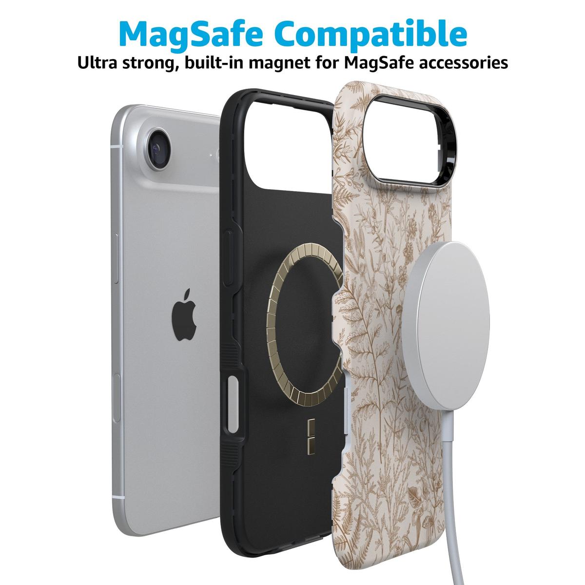 Beige Garden | Neutral Floral Case