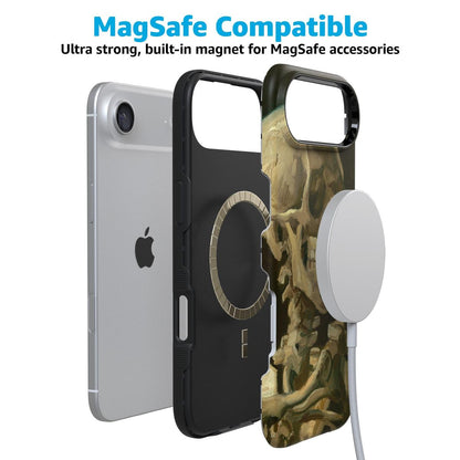 Van Gogh | Head of a Skeleton with a Burning Cigarette Phone Case