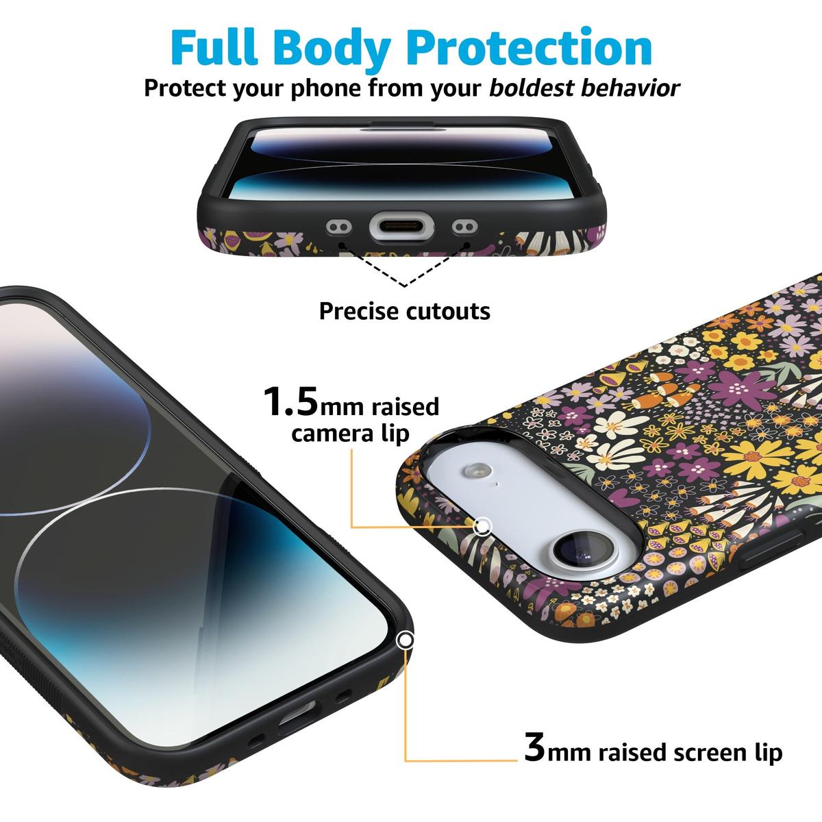 Falling for You | Plum Floral Case