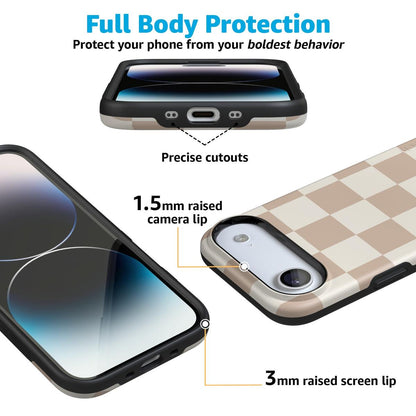 Fit Check | Neutral Checkerboard Case