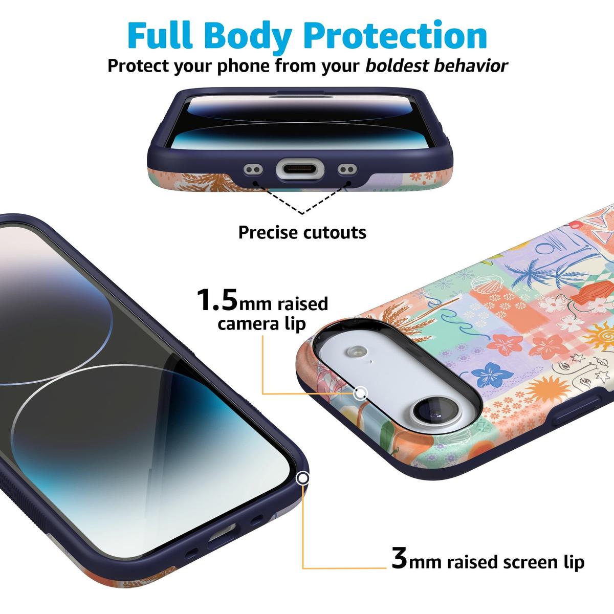 Tropical Heat | Beachy Collage Case