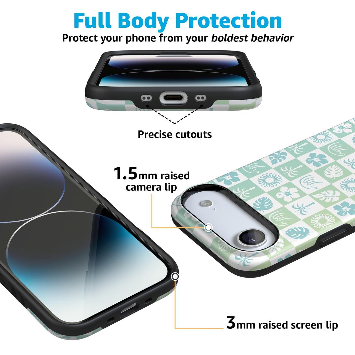 Coastal Checkers | Pura Vida Case