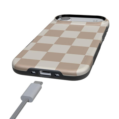 Fit Check | Neutral Checkerboard Case