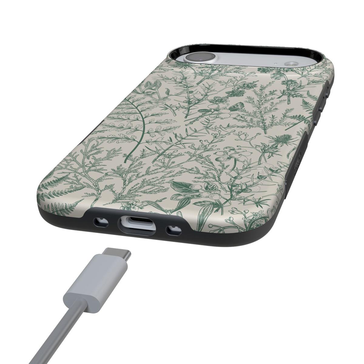 Sage Garden | Green Floral Case