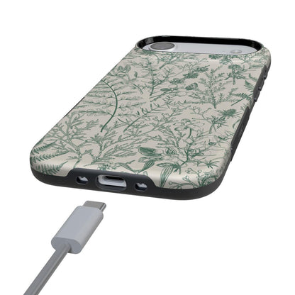 Sage Garden | Green Floral Case