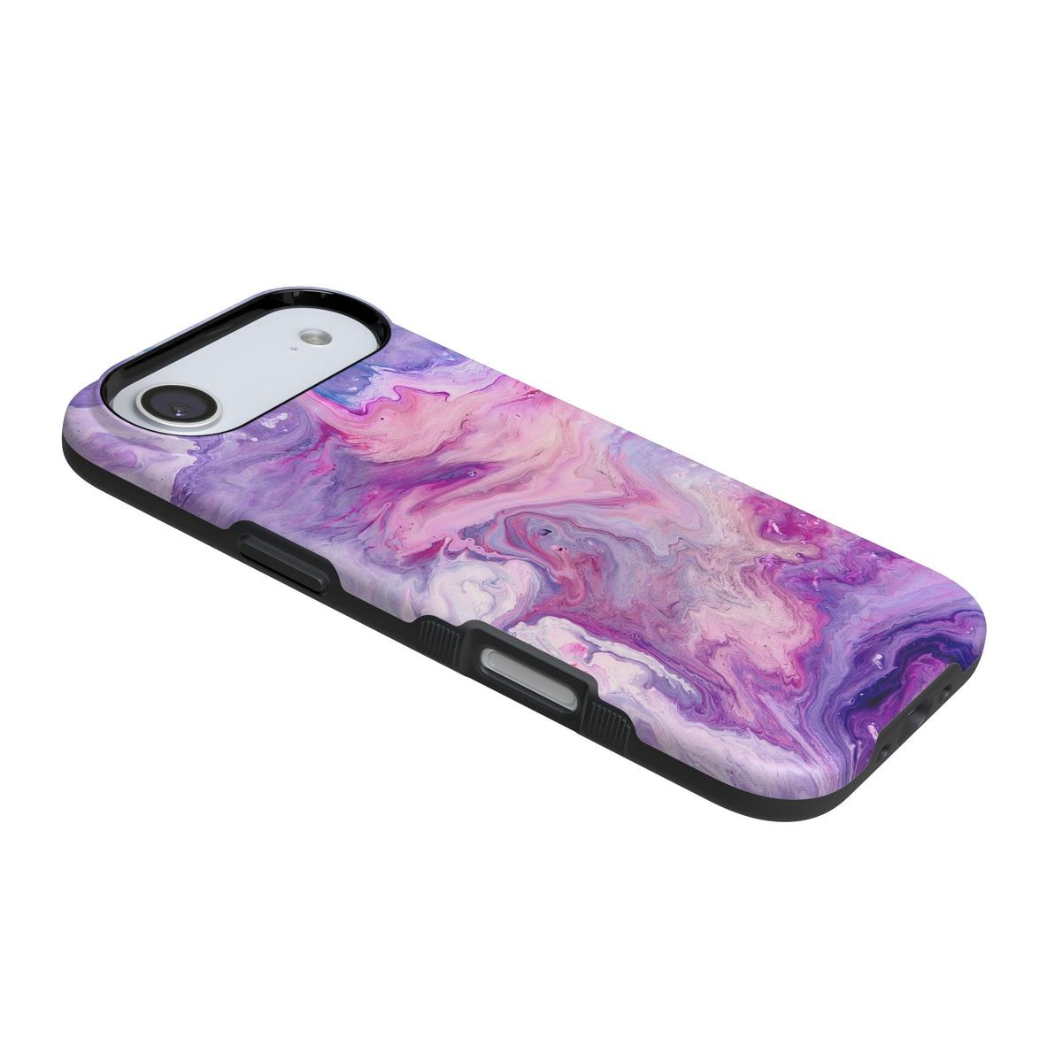 Tie Dying Over You | Purple Marble iPhone Case