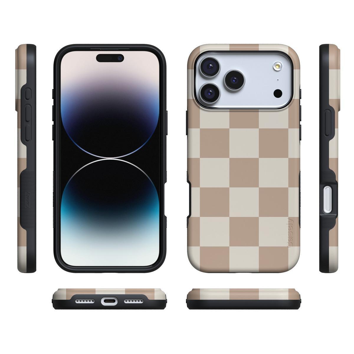 Fit Check | Neutral Checkerboard Case