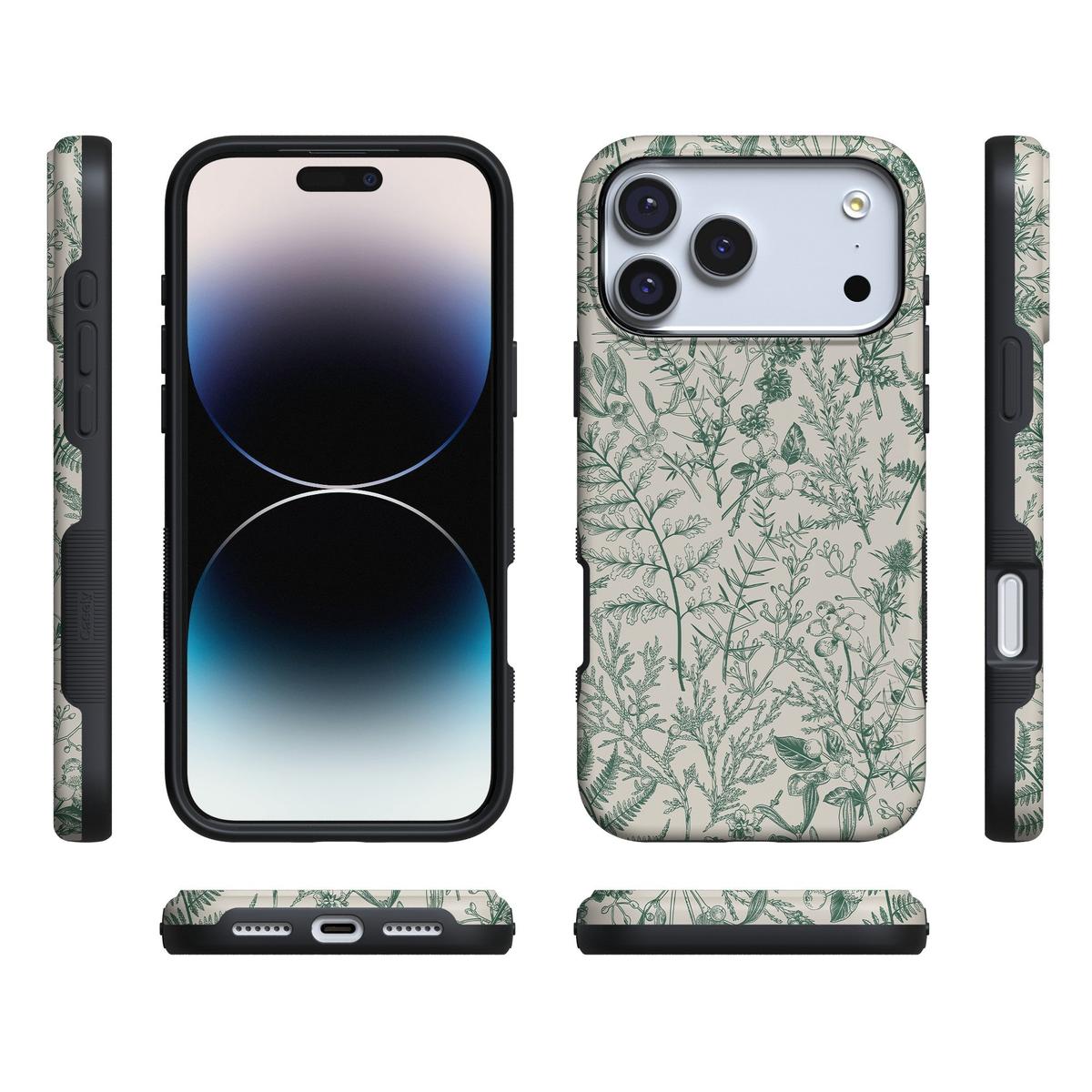 Sage Garden | Green Floral Case