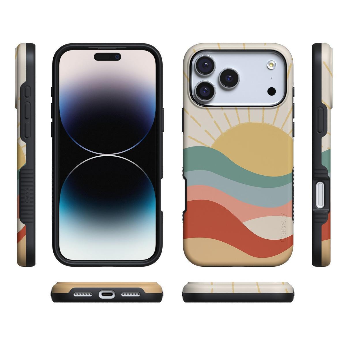 Here Comes the Sun | Colorblock Sunset Case