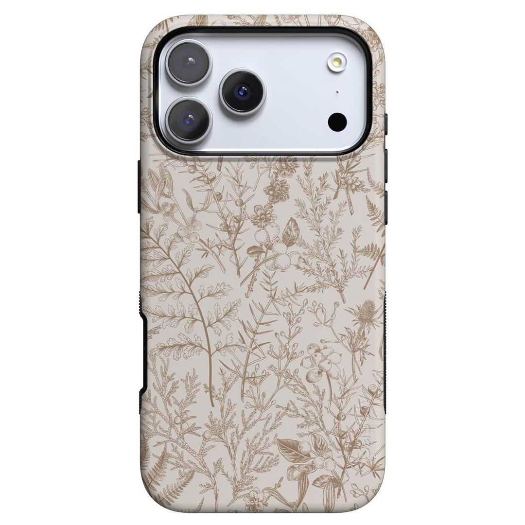 Beige Garden | Neutral Floral Case