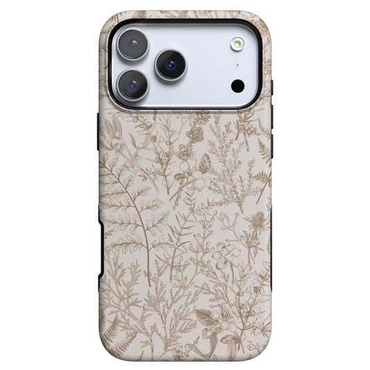 Beige Garden | Neutral Floral Case