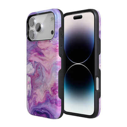 Tie Dying Over You | Purple Marble iPhone Case