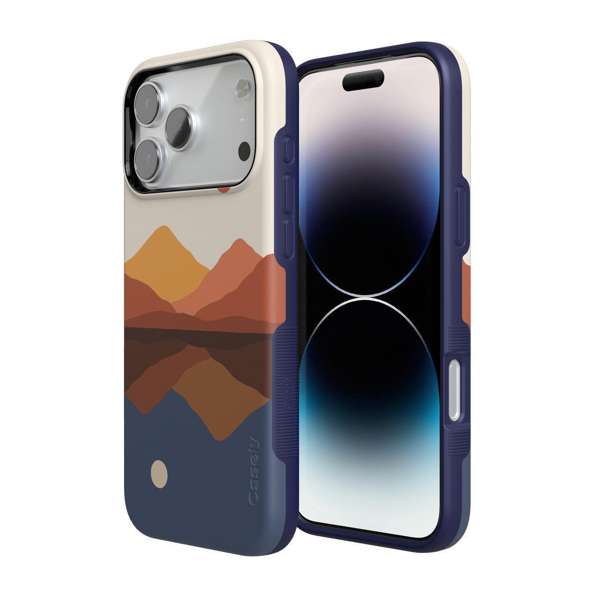 Opposites Attract | Day & Night Colorblock Mountains Case