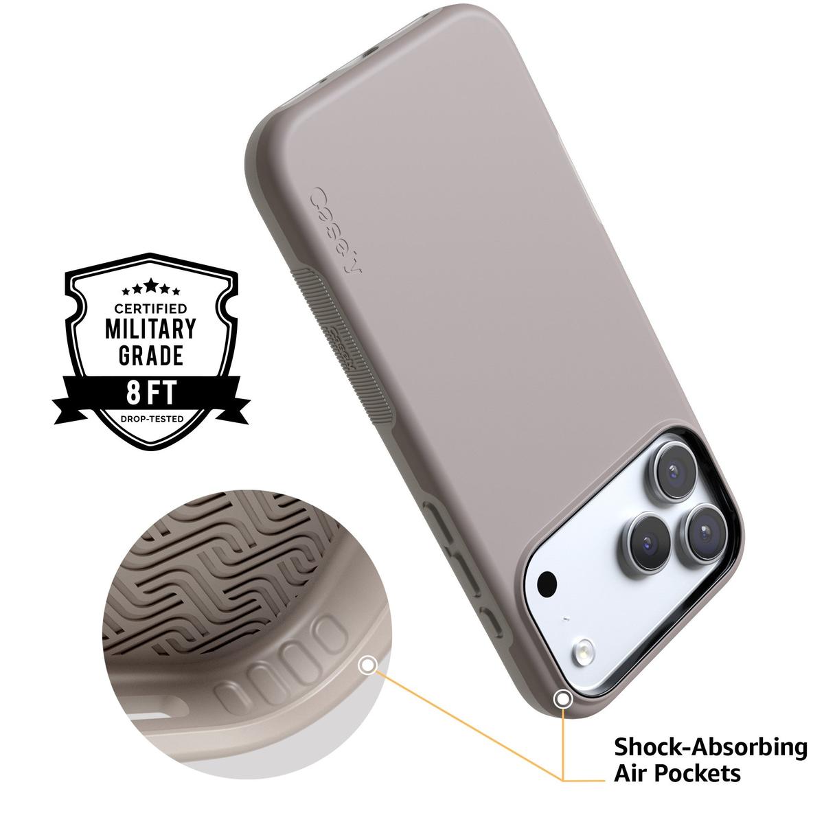 Taupe on Nude | Ultra-Protective Bold Case
